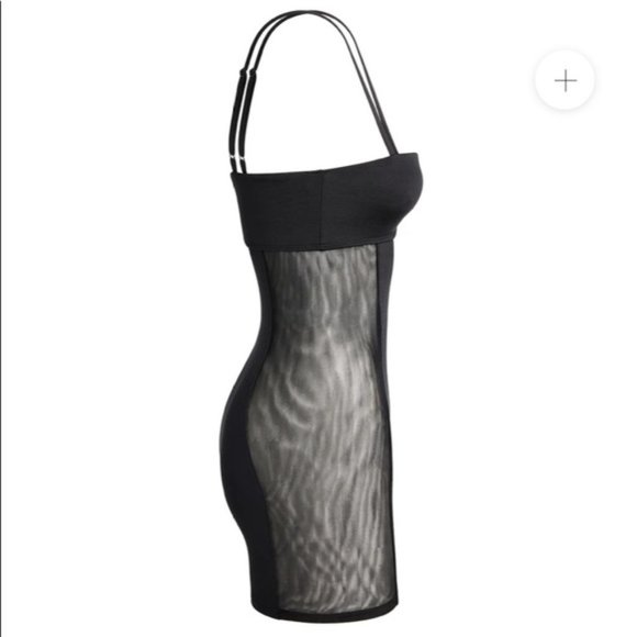 LEAU WOMEN'S ISLA ILLUSION MESH ROMPER BLACK SIZE SMALL - Picture 3 of 11